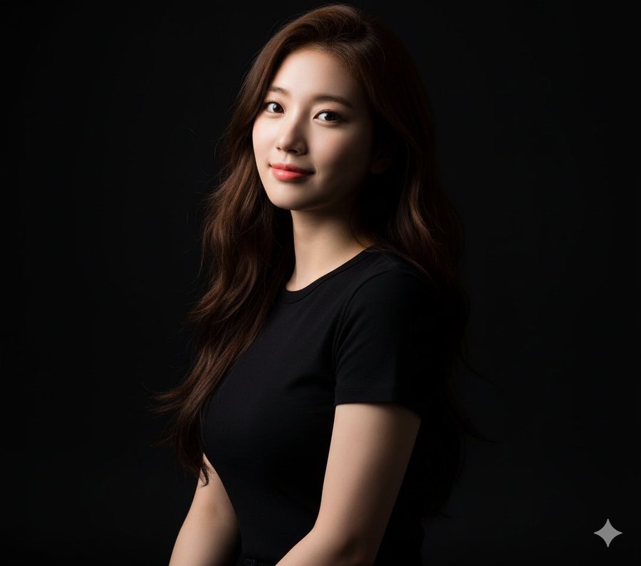 制作工作室拍摄肖像照 